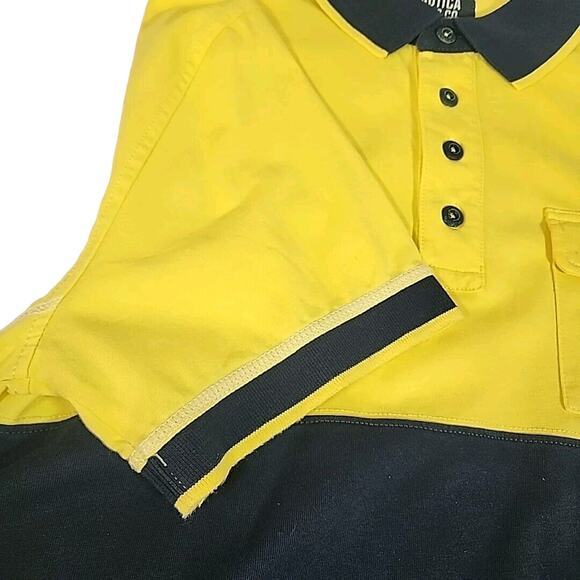 Nautica Mens Multicolor Cotton Collared Short Sleeves Polo T Shirt Size XL - Picture 3 of 11